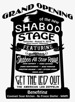 Shaboo Stage Grand Opening Tie Dye T Shirts - Poster