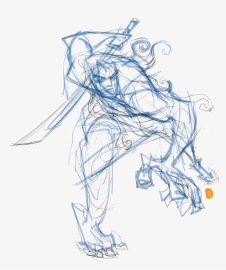 Jack B - Png - Esboco De Samurai Jack