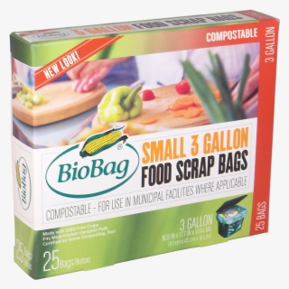 Bio Bag 3 Gallon Retail Box Food Waste Bags - 3 Gallon Biobag