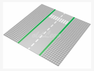 Baseplate, Road 32 X 32 9-stud Straight With Road And - Parallel