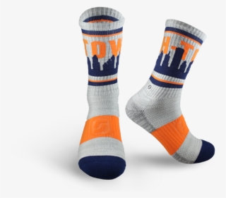 Tri- - Houston Astros Skyline Socks