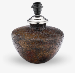 Brown Mosaic Lamp Base - Ceramic