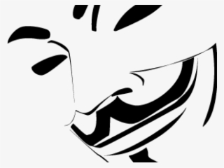 Anonymous Clipart Vendetta Mask - Hacker Mask Png