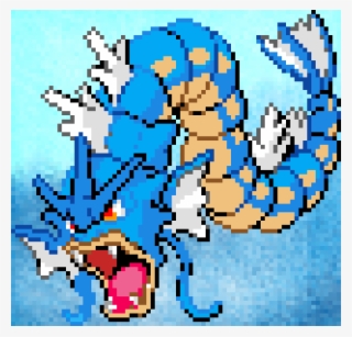 Gyarados Pixel Art - Pokemon Pixel Art Gyarados
