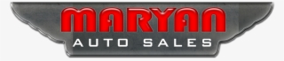 Maryan Auto Sales - Label