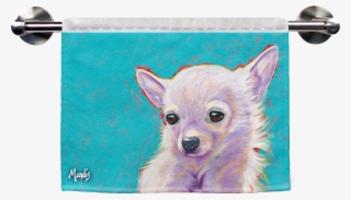 The Chihuahua Ribbed Towel Is A Soft, High Quality - Towel