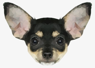 Emmasimoncic - Tumblr - Com - Low Poly Chihuahua Illustration - Chihuahua