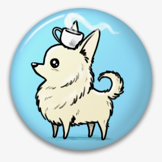 Teacup Chihuahua Button - Cartoon