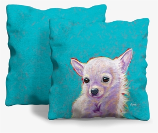 Front And Back Of Pillow - Chihuahua