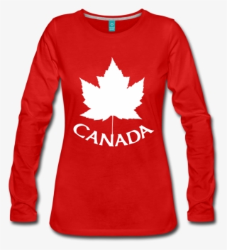 Canada T-shirts Long Sleeve Canadian Flag Souvenir - Canada T Shirt For Women