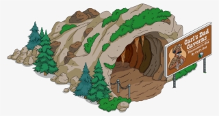 Cavern Clipart Cave - Simpsons Tapped Out Rock