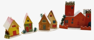 Vintage House Christmas Ornaments