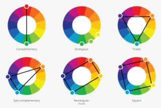 Colour Harmonies And Schemes Reference Card Colour - Square Color Scheme Examples