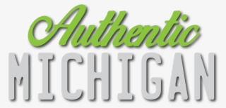 Authentic Michigan Grren Light Drop - Graphic Design