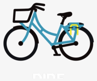 Cycling Clipart Two Wheeler - Bike Share Icon