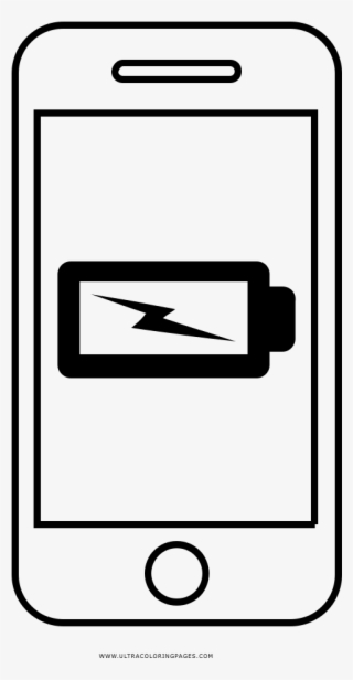 Mobile Battery Coloring Page - Gps Para Colorir