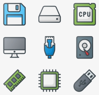 It & Components - Electronic Components Icon Png