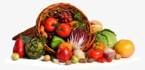 Frutas Y Verduras - Cuerno De La Abundancia De Frutas En Png