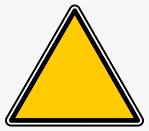 Empty Warning Symbol Clip - Yellow Triangle Sign