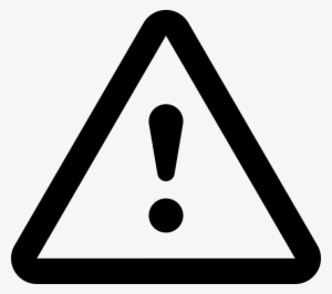 Exclamation Mark Png - Warning Outline Icon Png