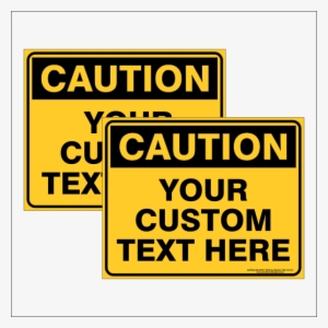 Custom Text Sign - Noticester M-074144 Caution Laser Area Precaucion Area