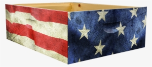 Distressed American Flag Theme- Medium Super Wrap - Flag Of The United States