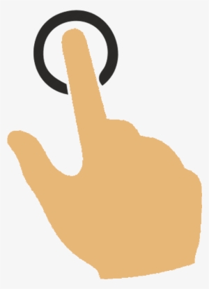 Single-click Installation - Finger Hand Click Png
