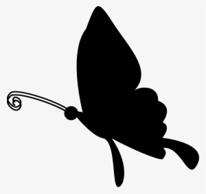 Butterfly Flying Silhouette - Siluetas De Mariposas Volando