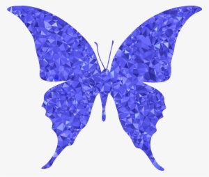 This Free Icons Png Design Of Sapphire Butterfly Silhouette