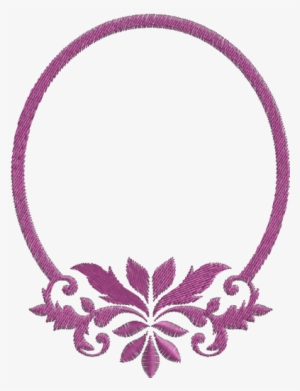 Moldura Oval - Embroidery