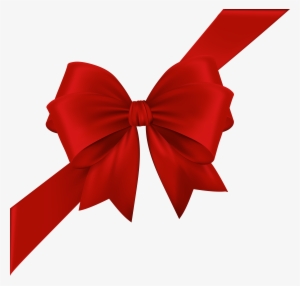 With Ribbon Red Transparent