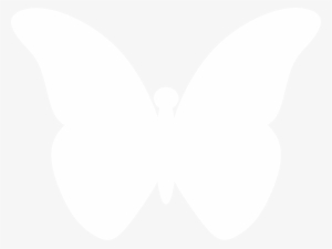 Flying Butterfly Silhouette By Paperlightbox - White Butterfly Silhouette Png