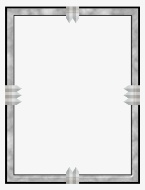 Marble & Metal - Metal Border Png