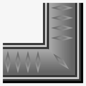 Map Graphite Border