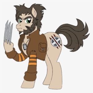 #810957 - Adamantium, Artist - Edcom02, Artist - Jmkplover, - Wolverine My Little Pony