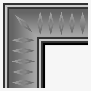 Rpg Map Graphite Border Top Left Clipart Png For Web