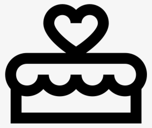 Wedding Cake Clipart Icon - Birthday Symbol