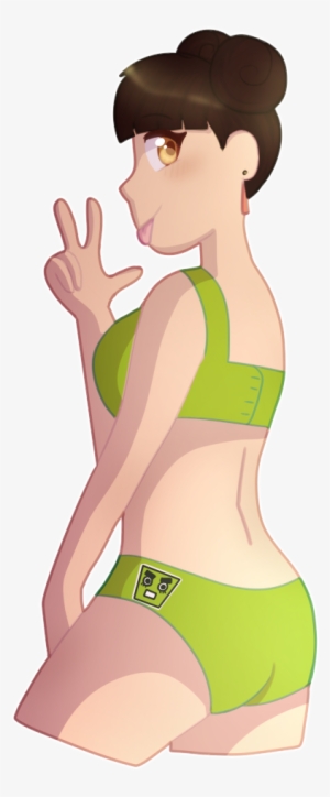 Clipart Black And White Tenten And Her Special Underwear - Tenten Panties