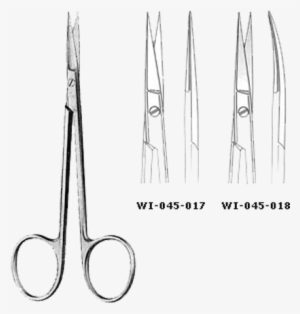 Tijera Iris Curva Y Recta