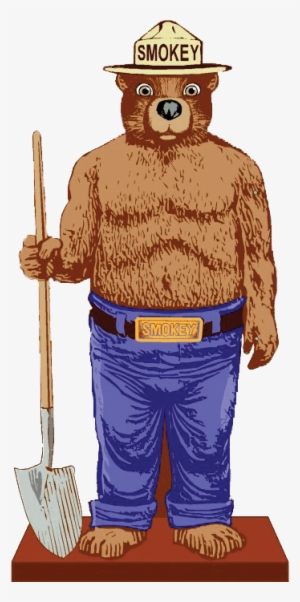 Smokey The Bear Png - Smokey Bear Transparent - 349x701 Png Download 