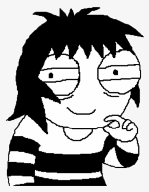 Face White Black Black And White Facial Expression - Black And White