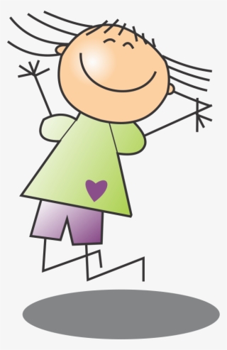 Jumping Girl 2 Clip Art At Clker - Child Jumping Clipart