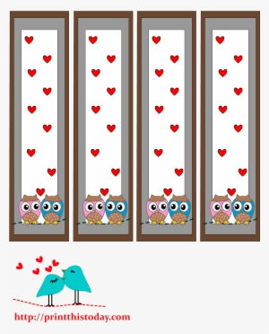 Free Printable Bookmarks Featuring Cute Owls - Print This Today Bookmark