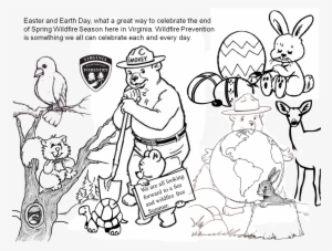 Below Is A Picture From A Recent Wildfire Showing Some - Love Easter Colouring Book, Egg Colouring Book