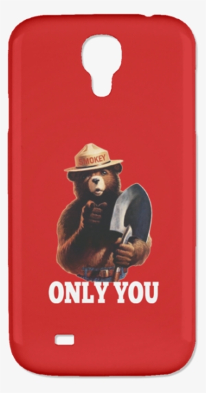 Smokey Bear Phone Case Only You Defunded Samsung Cases - Allposters.com Tin Sign: Smokey Bear - Only You, 16x12in.