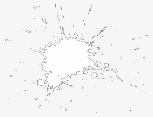White Ink Blot Png