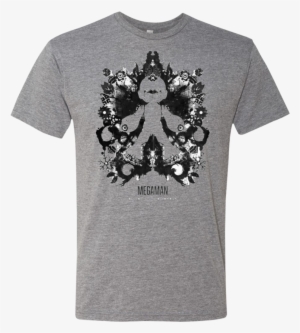 Megaman Ink Blot Men's Triblend T-shirt
