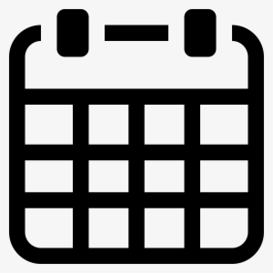 Filesimpleicons Business Calendar Page With Grid - Free Calendar Icon Png