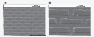 Sem Structures For Brick And Mortar Pattern In Keratin - Brick