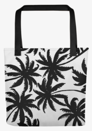 B&w Palm Tree Tote - Palm Trees Pillow